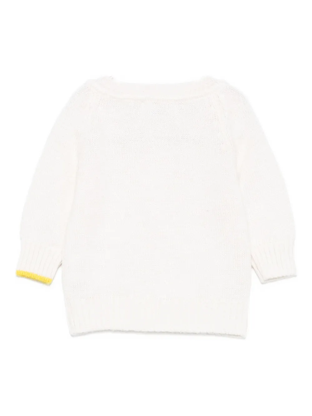Gensami Buttoned Cardigan In White