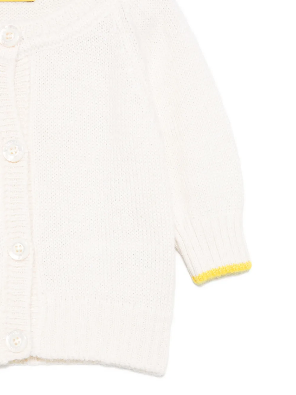 Gensami Buttoned Cardigan In White