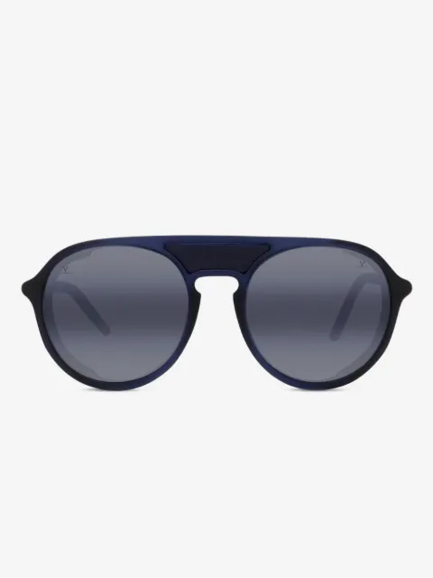 Vuarnet ICE 01 round-frame shield sunglasses