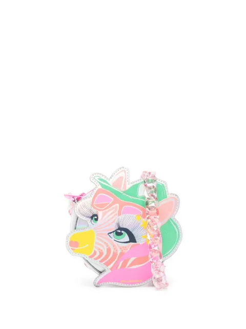 Billieblush zebra-print chain shoulder bag