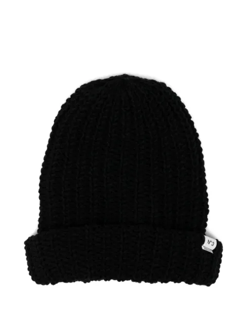 Maison MIHARA YASUHIRO cable-knit beanie