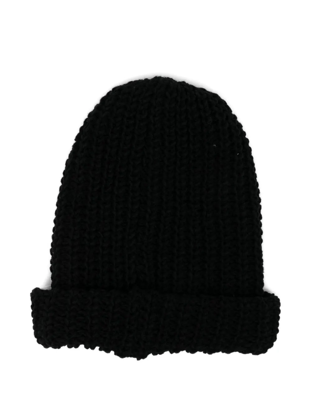 Miharayasuhiro Cable-knit Beanie In Black