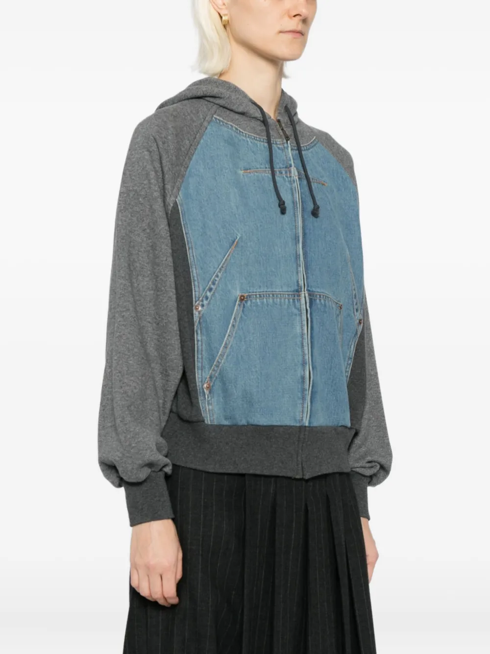Undercover Jack met patchwork Blauw