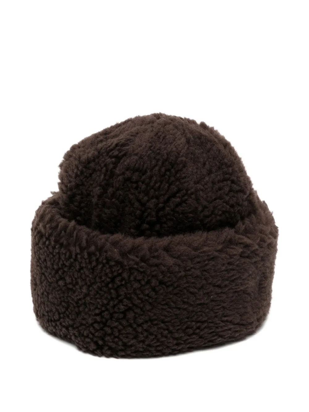 Sacai Wool Hat In Brown