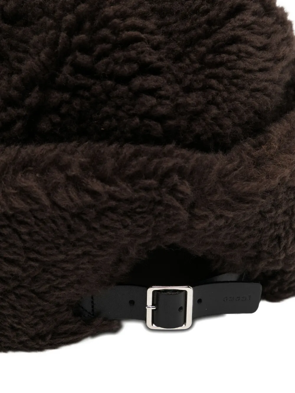 sacai Wollen hoed Bruin