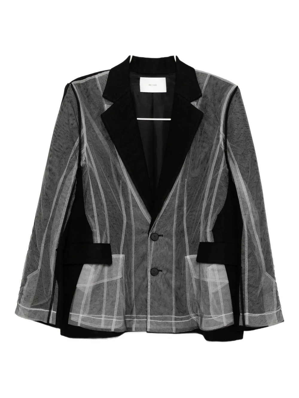 Quetsche tulle-embellished blazer | Black | Image 1