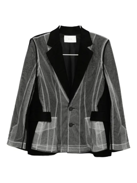 Quetsche tulle-embellished blazer