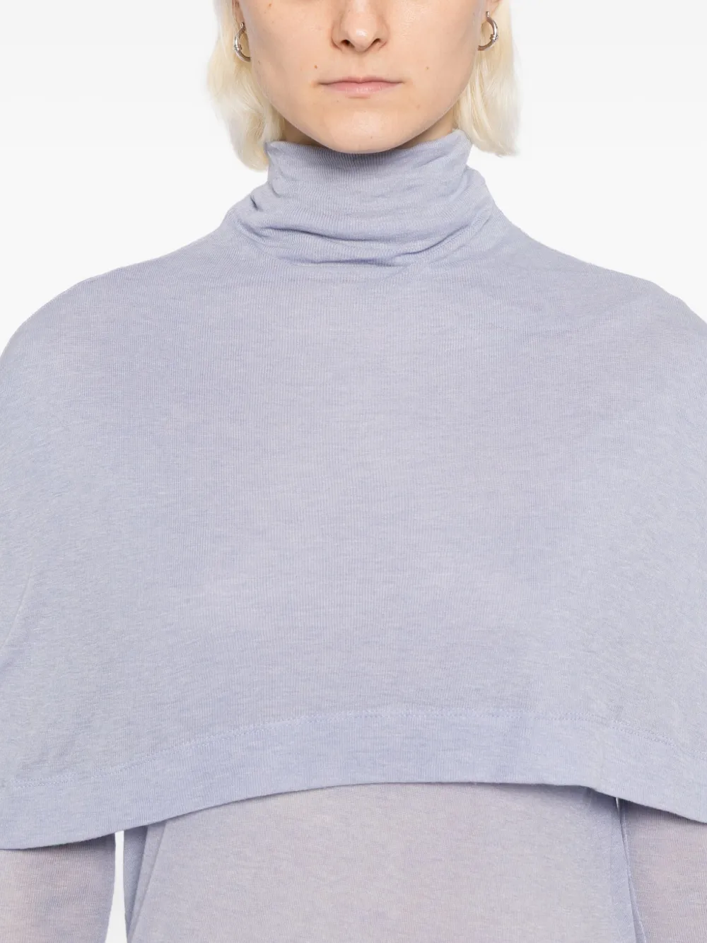 Gaze De Lin Asymmetrische jurk Paars