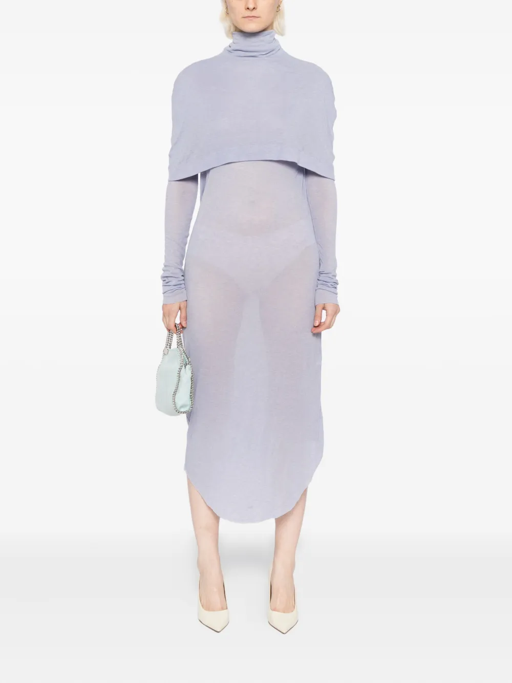 Gaze De Lin Asymmetrische jurk - Paars