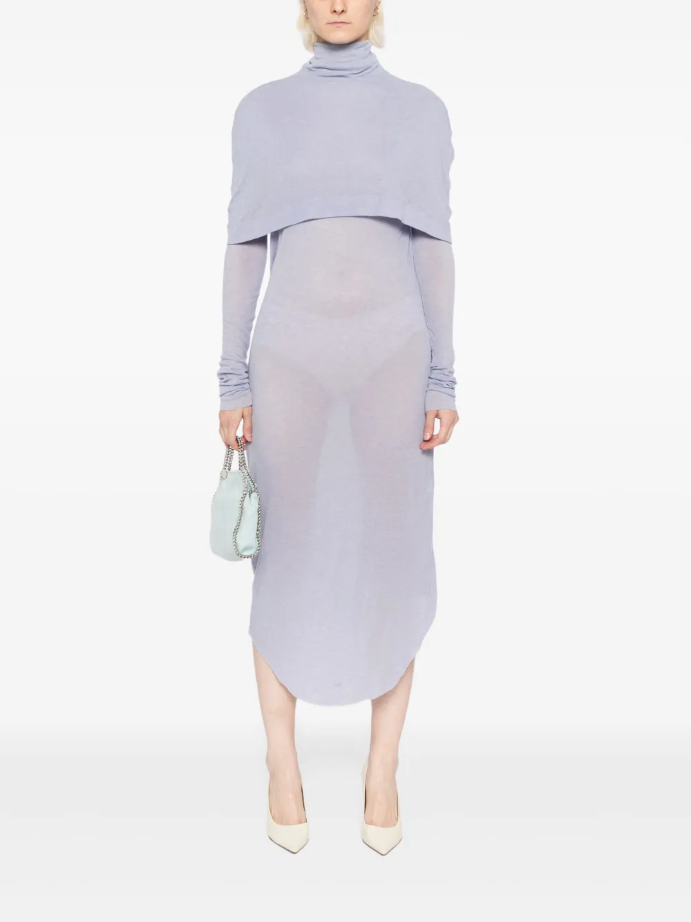 Gaze De Lin Asymmetrisches Kleid | Tageskleider | Image 2