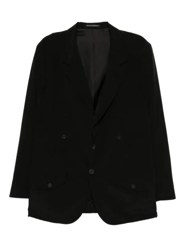 Yohji Yamamoto Ta タキシード ジャケット | ブラック | FARFETCH JP