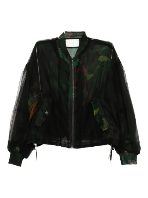 Quetsche chamarra bomber con estampado floral