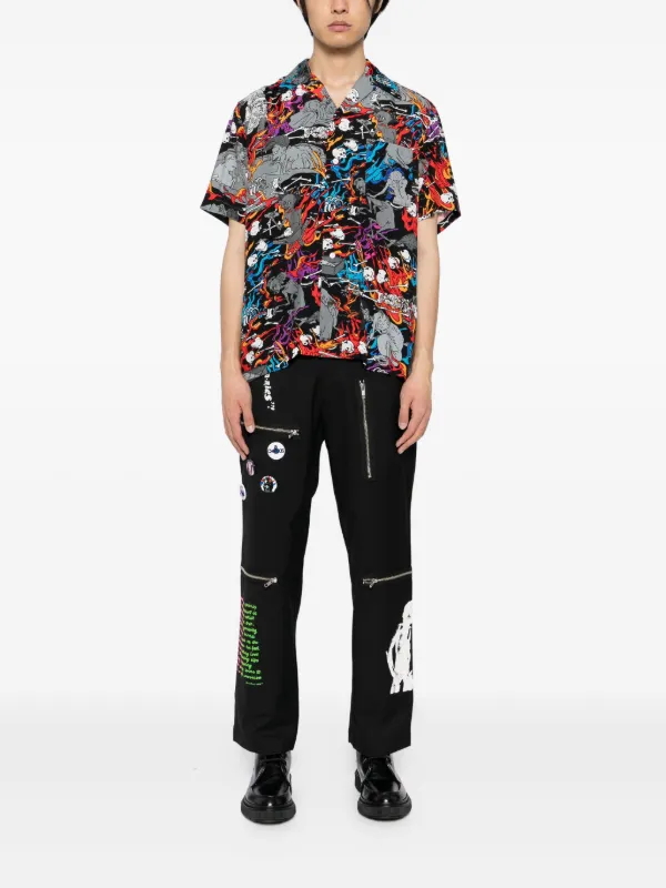 Kidill グラフィック シャツ | グレー | FARFETCH JP