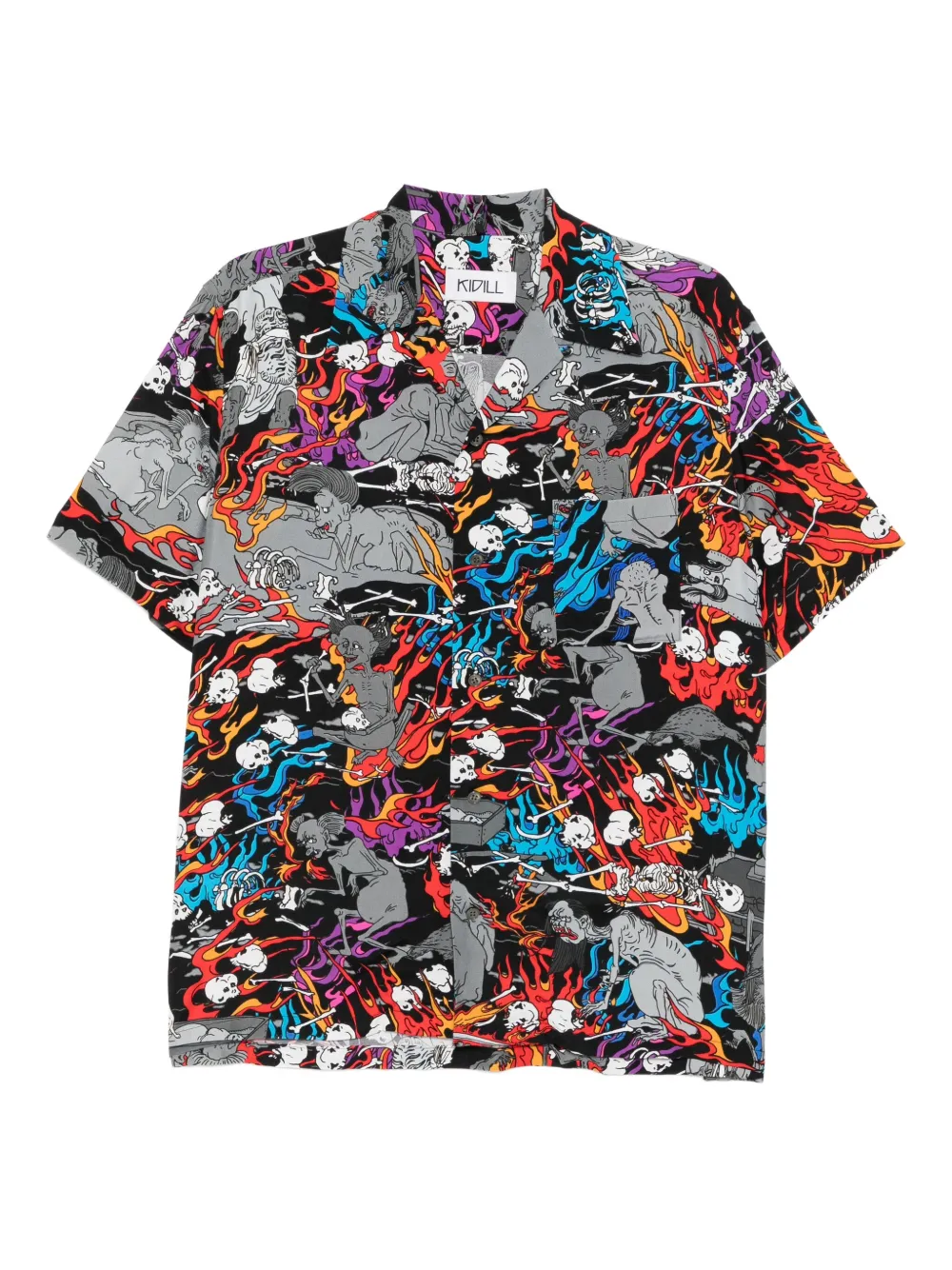 Kidill camisa con estampado gráfico | gris | Image 1