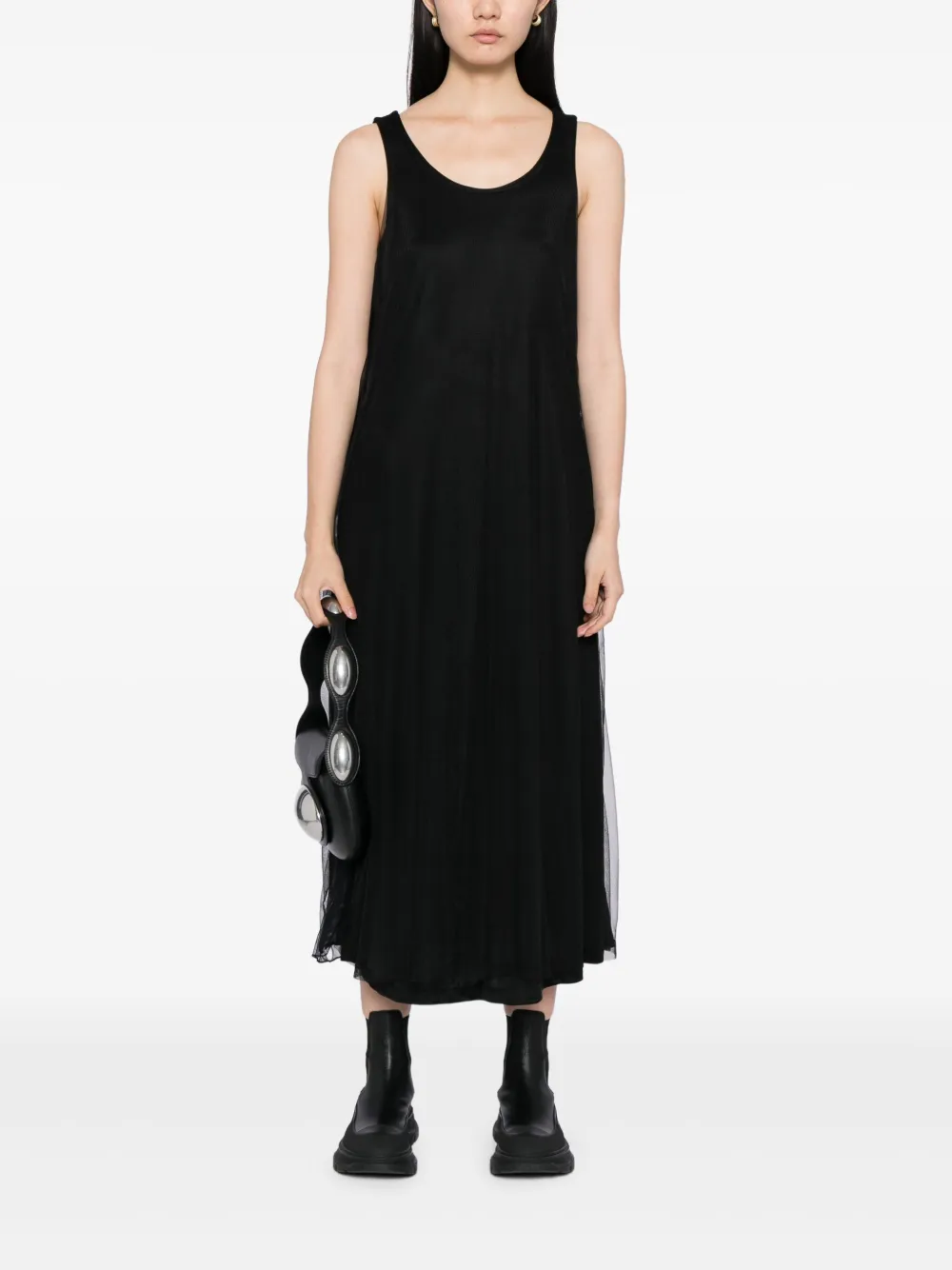 Quetsche Jurk met print - Zwart