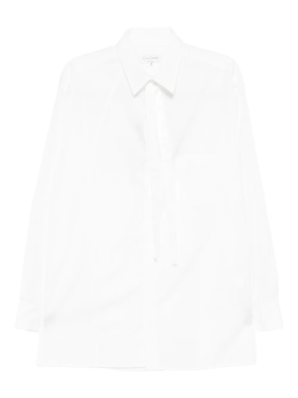 Yohji Yamamoto 100/2 Broad Switching shirt | White | Image 1