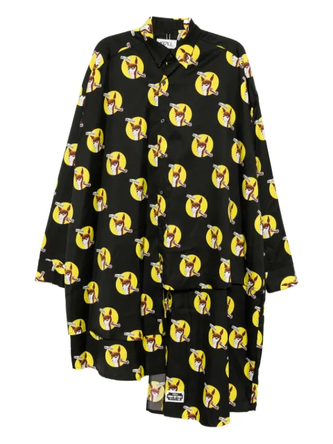 Kidill x Jamie Reid chemise à coupe longue