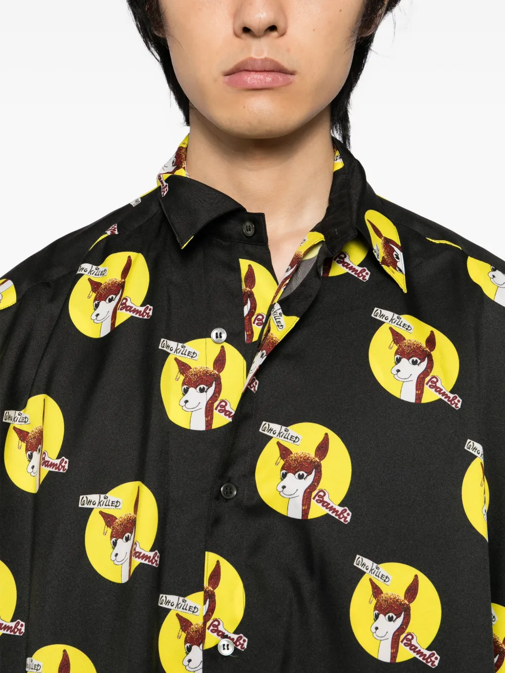 Kidill X Jamie Reid Long Shirt In Black