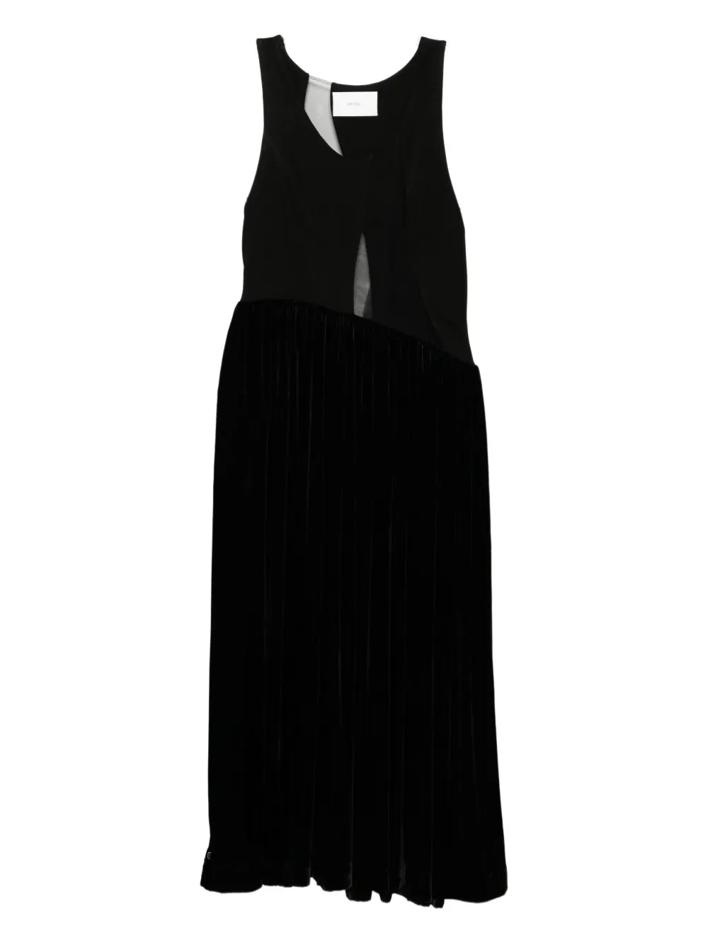 Quetsche semi-sheer panelled dress | Black | Image 1