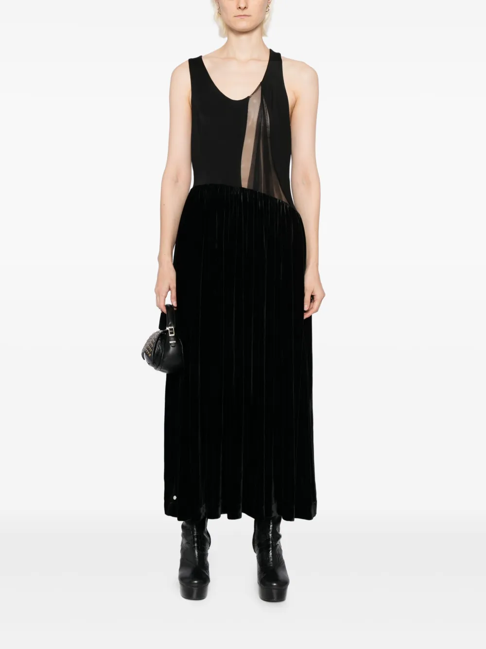 Quetsche semi-sheer panelled dress | Day Dresses | Image 2