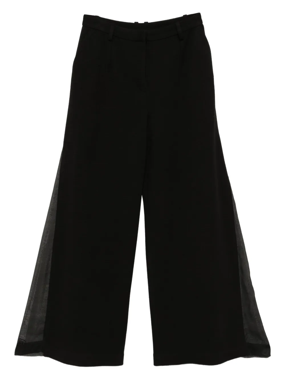 Quetsche sheer-panelled trousers | Black | Image 1