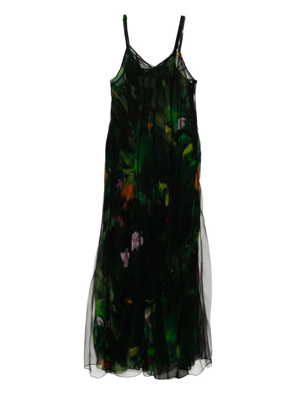 Quetsche floral-print layered dress | Black | Image 1