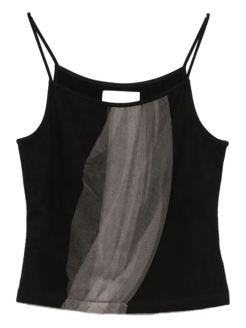 Quetsche tulle-embellished cami top 