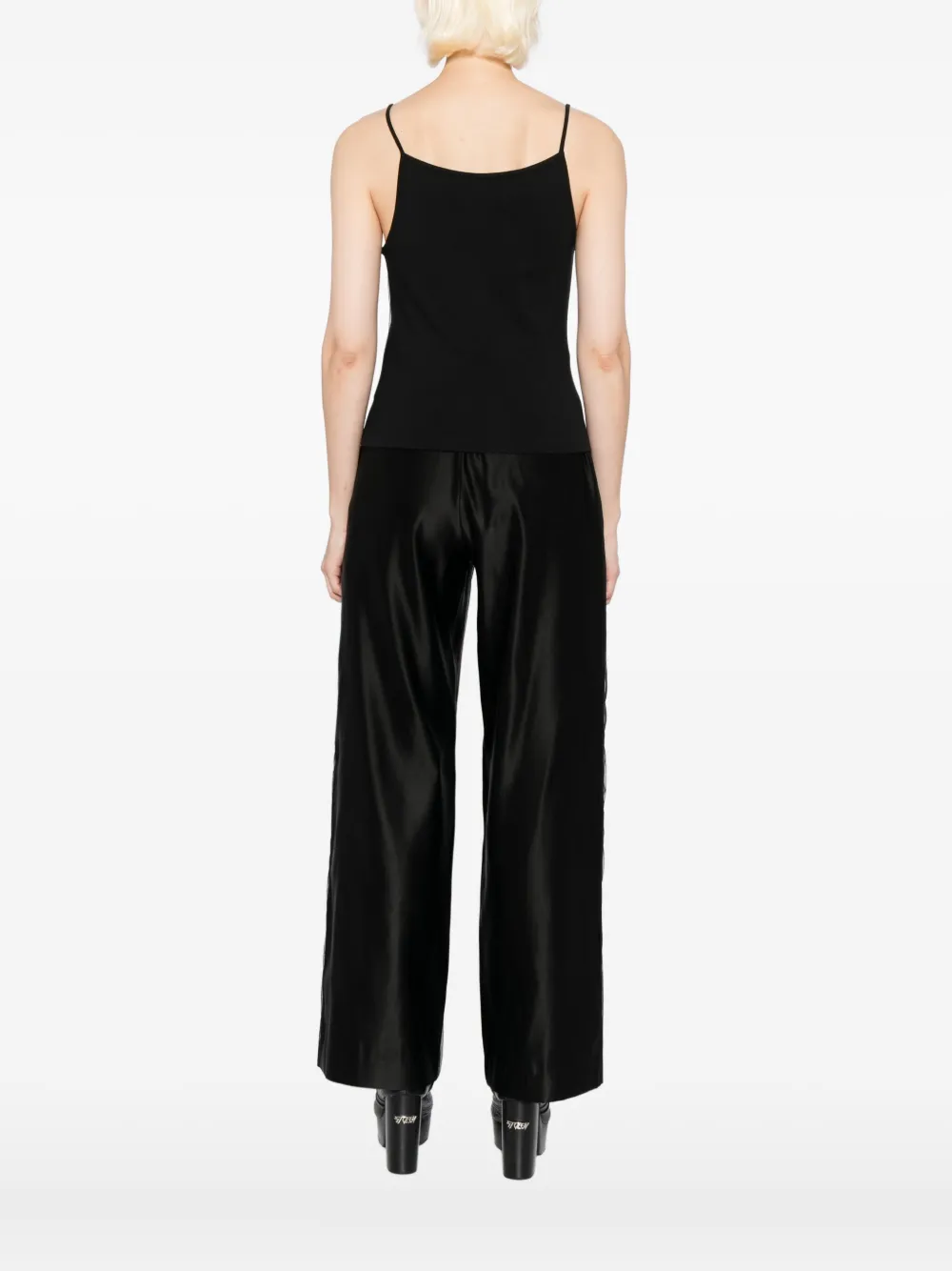 Quetsche Tulle-embellished Cami Top In Black