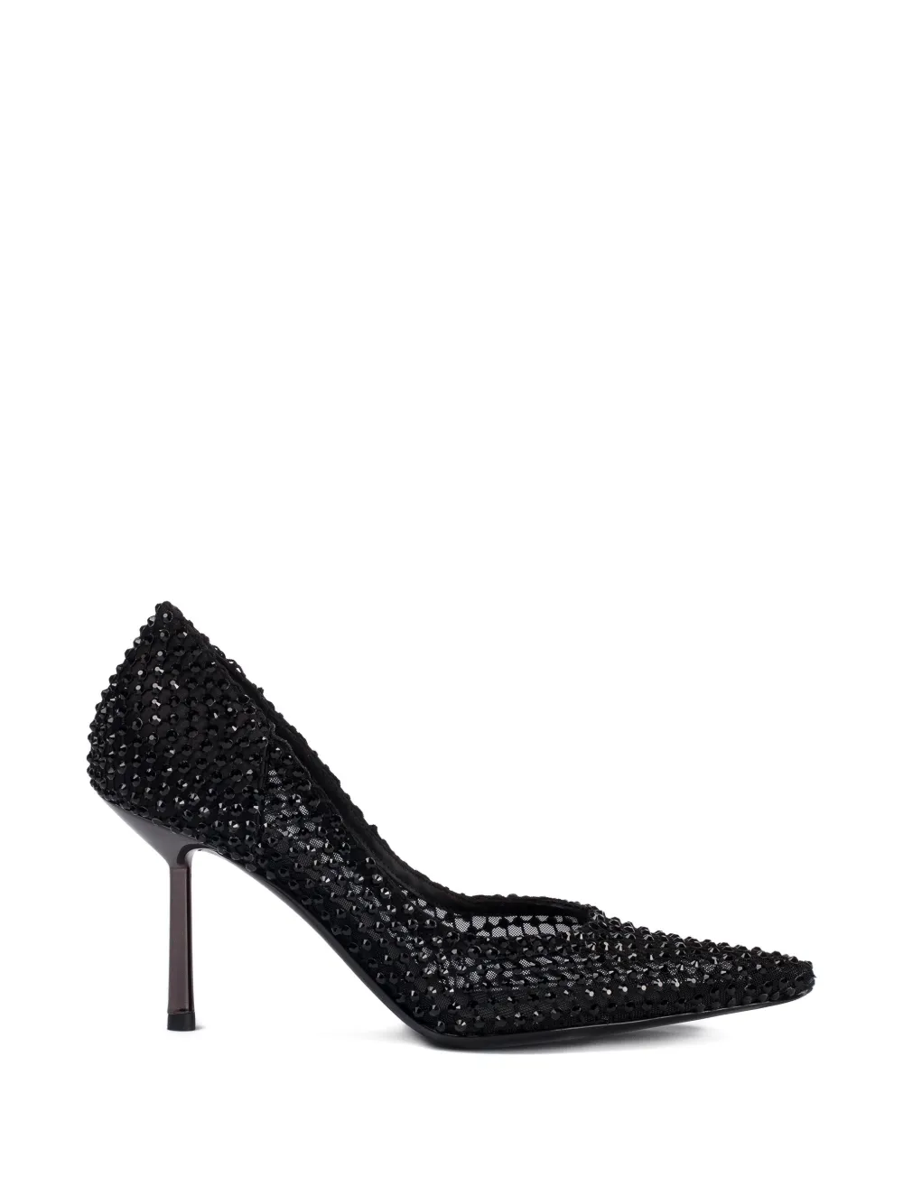 Le Silla 80 mm Gilda pumps verfraaid met kristallen Zwart