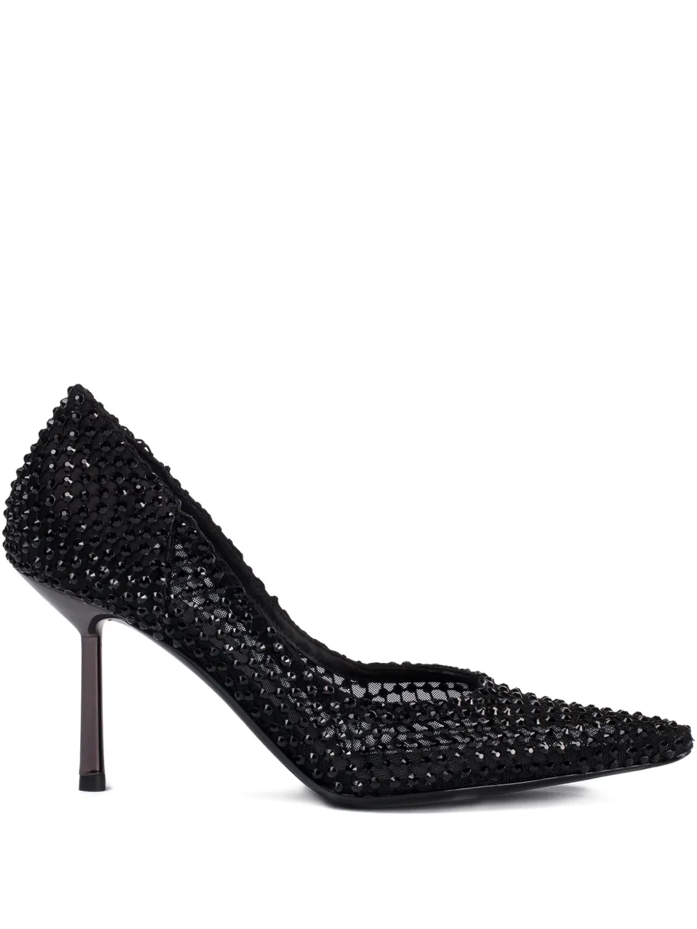 Le Silla 80 mm Gilda pumps verfraaid met kristallen Zwart