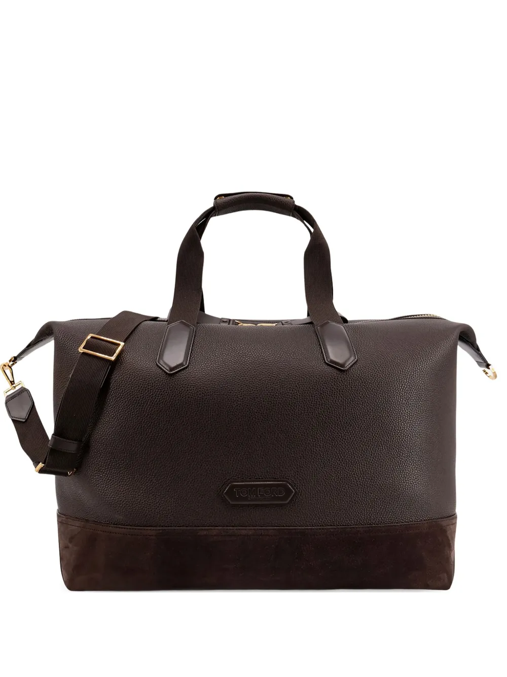 TOM FORD Leren reistas Bruin