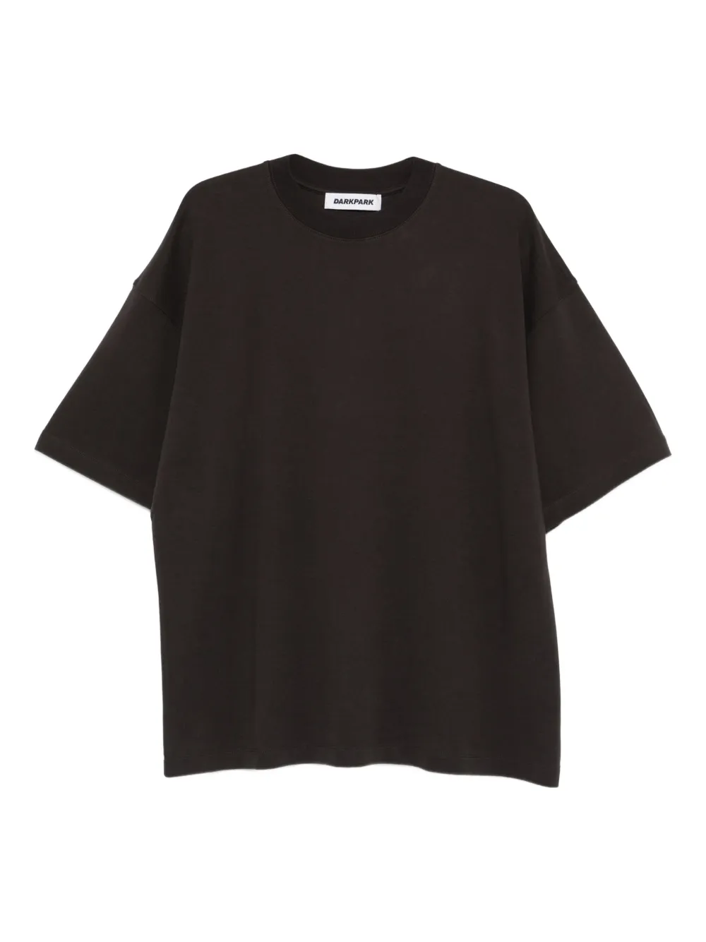 DARKPARK short-sleeve boxy T-shirt | Brown | Image 1