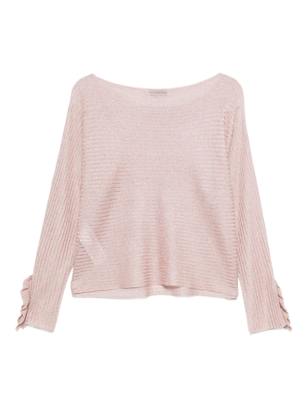 LIU JO Ribgebreide top - Roze