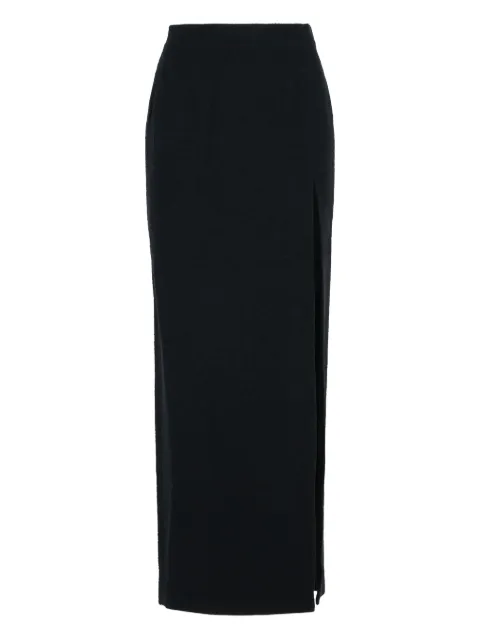 Alessandra Rich side-split wool-blend skirt
