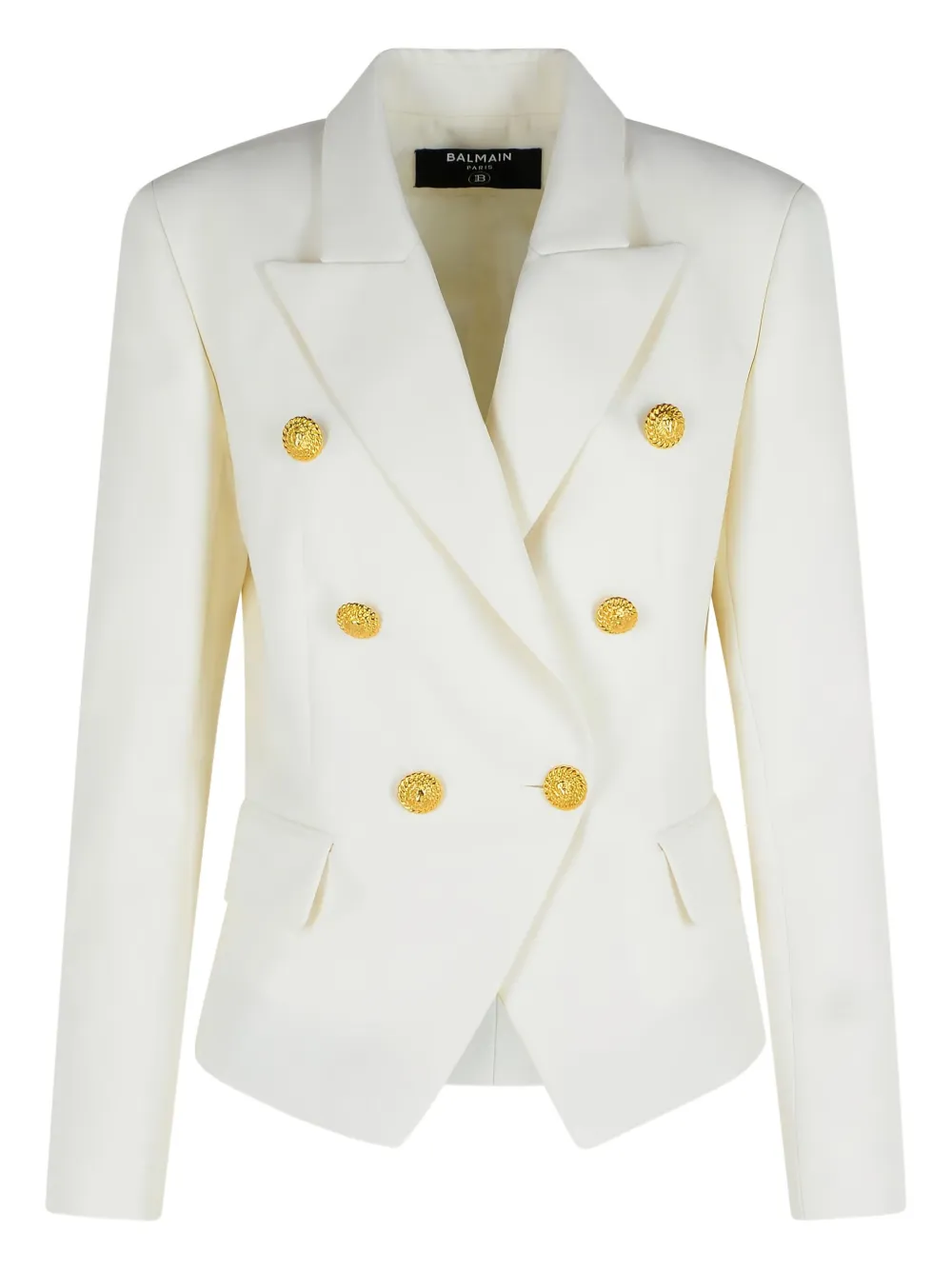 Balmain double-breasted blazer Wit