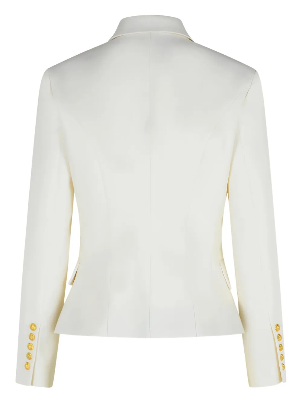 Balmain Blazer met dubbele rij knopen Wit
