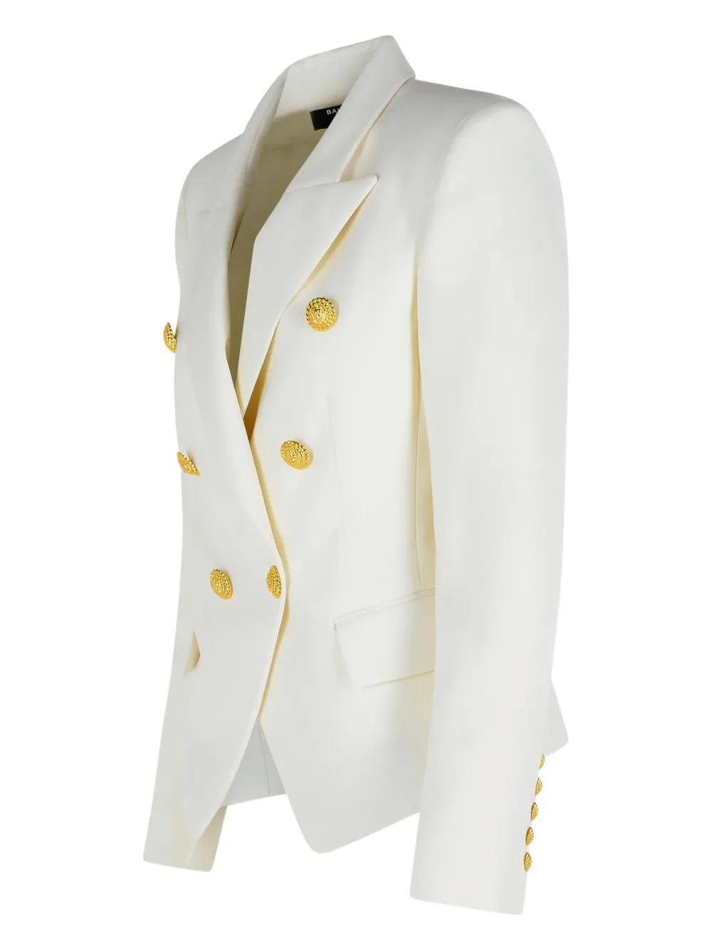 Balmain Blazer met dubbele rij knopen Wit