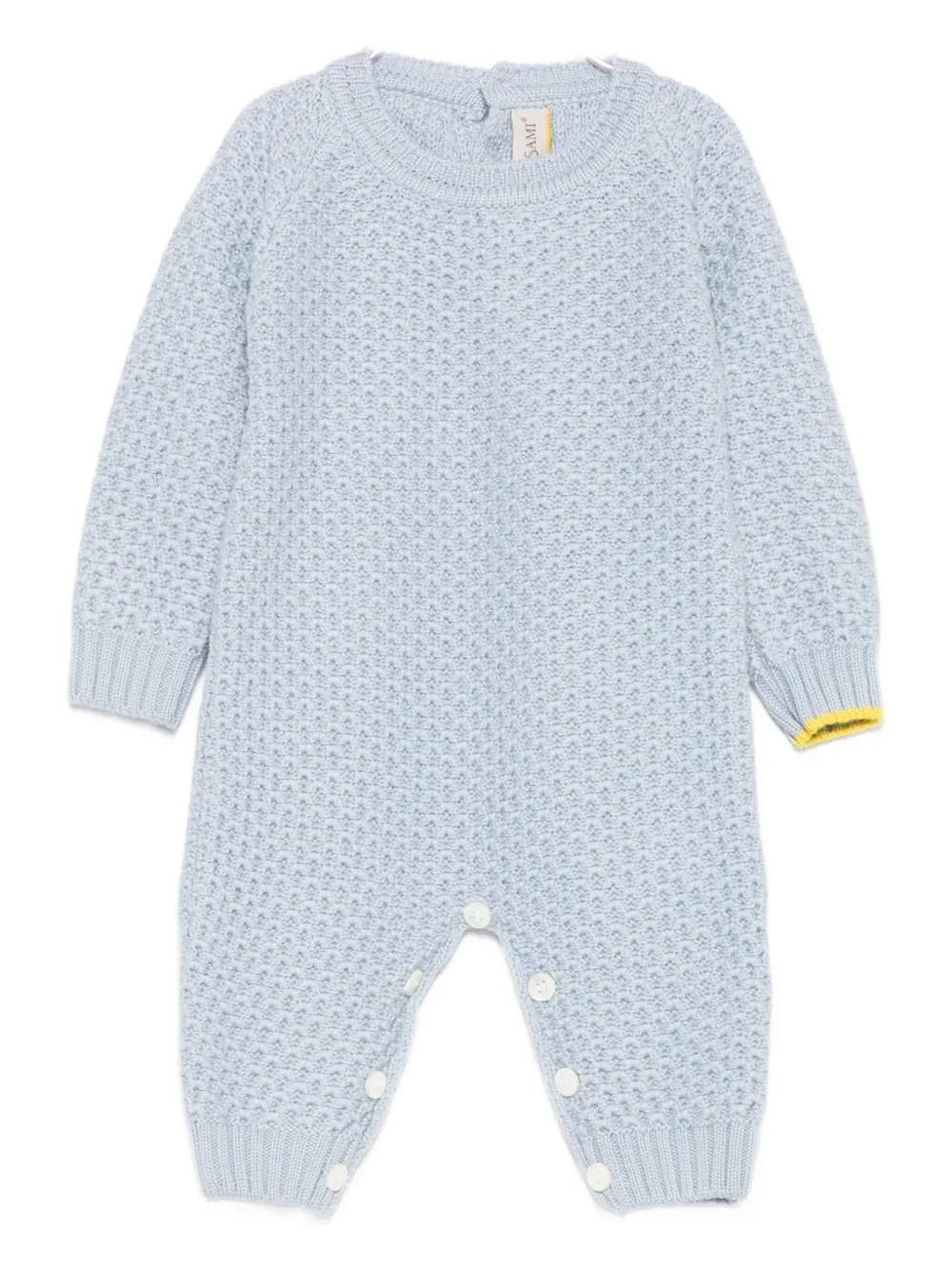 Gensami Wool Romper In Blue