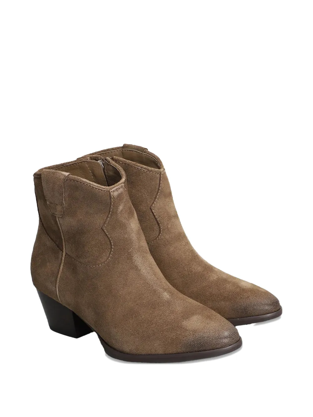 Ash Stivaletti In Pelle Scamosciata Marrone In Brown