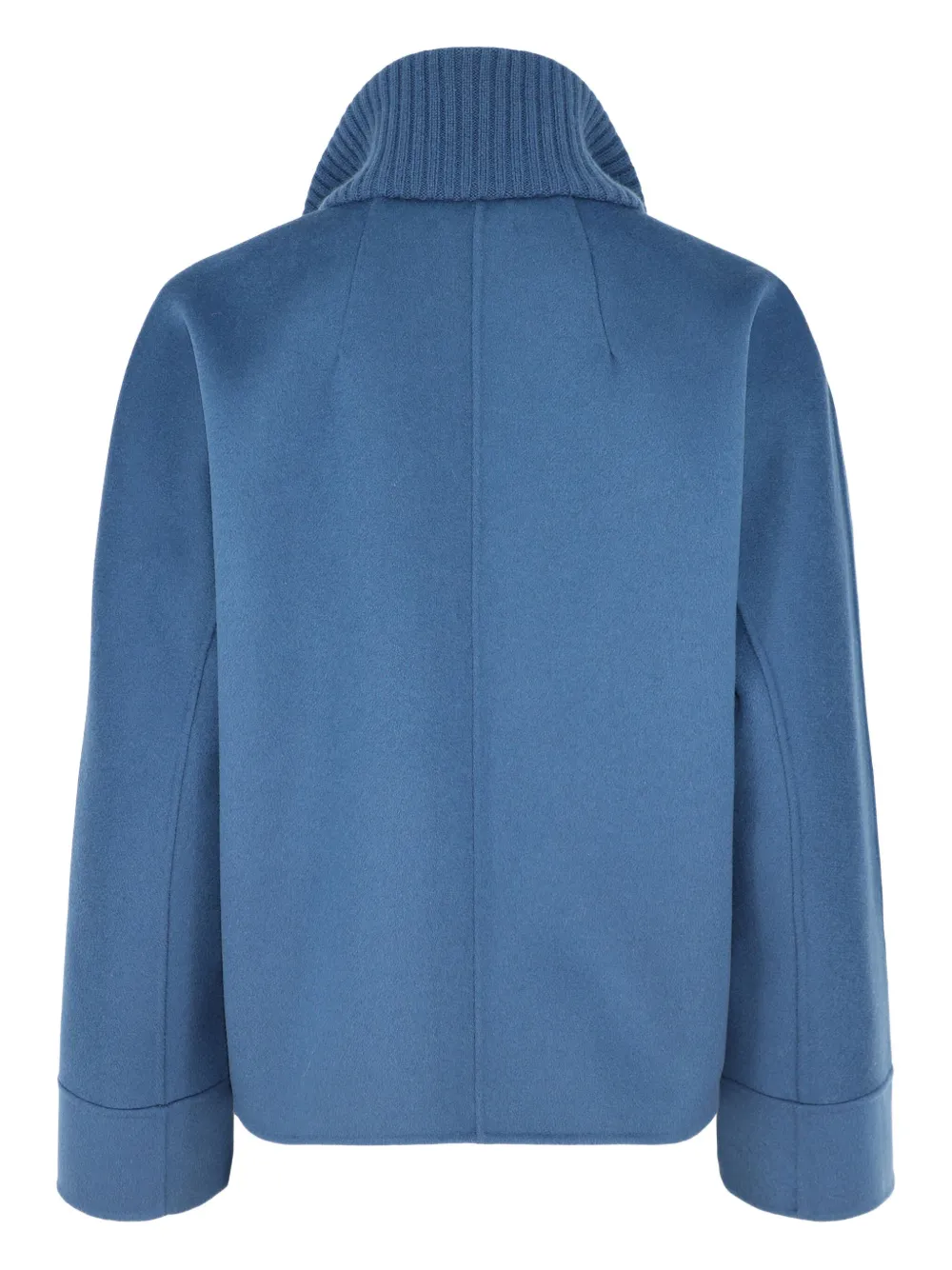 Kinross Cashmere knit-trim zip jacket | Oversized Jackets | Image 2