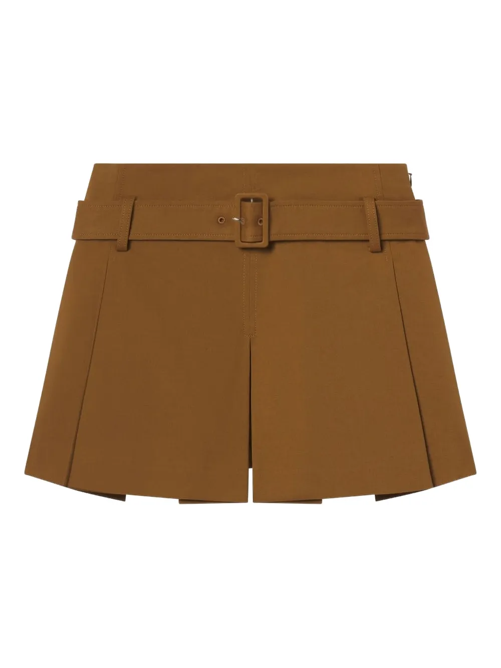 A.L.C. Como belted pleated shorts | Brown | Image 1