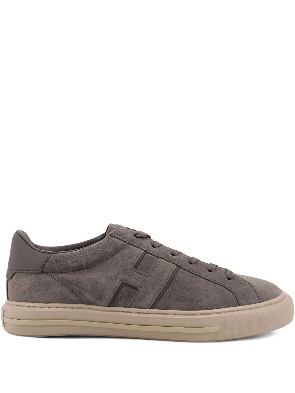 Hogan H691 suede lace-up sneakers Grey
