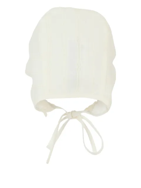 Paz Rodriguez lace-trimmed bonnet