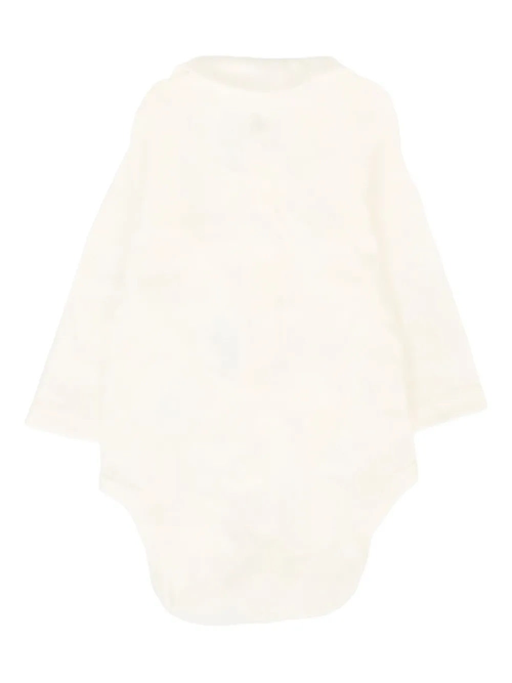 Petit Bateau Gewatteerde romperset met beerprint Beige