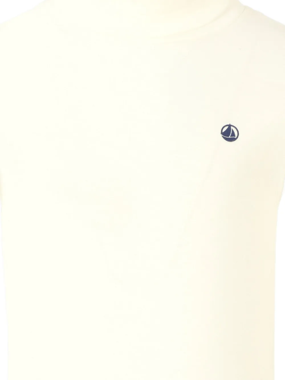 Petit Bateau roll-neck top Wit