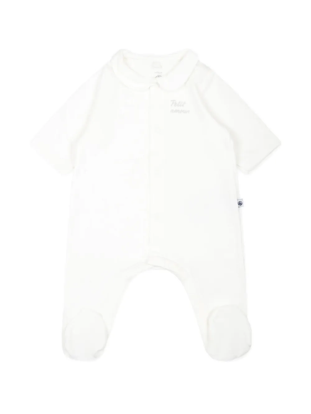 Petit Bateau Luiertas met gestreept patroon (set van 12) - Zwart