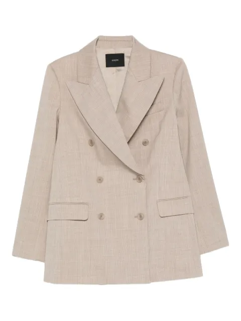JOSEPH double-breasted checked blazer