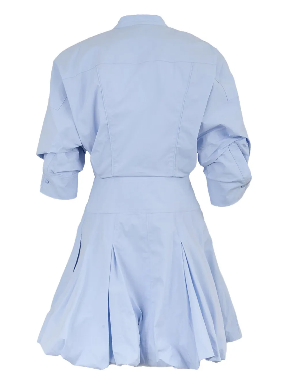 Simkhai Effie blousejurk met pofmouwen Blauw