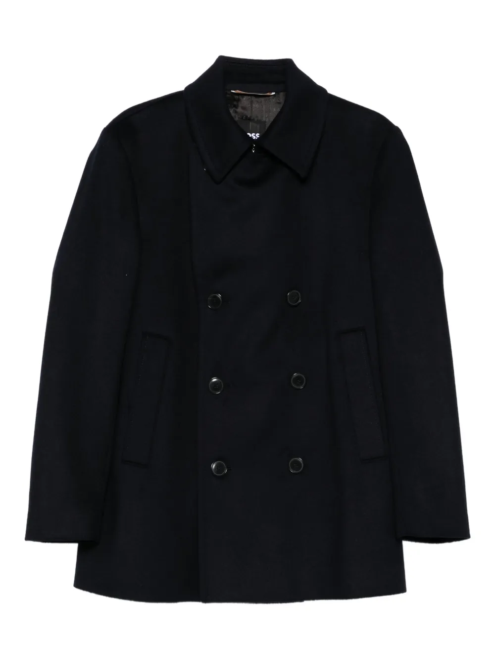 BOSS double-breasted coat | Blue | Image 1