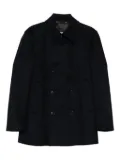 BOSS double-breasted coat - Blue